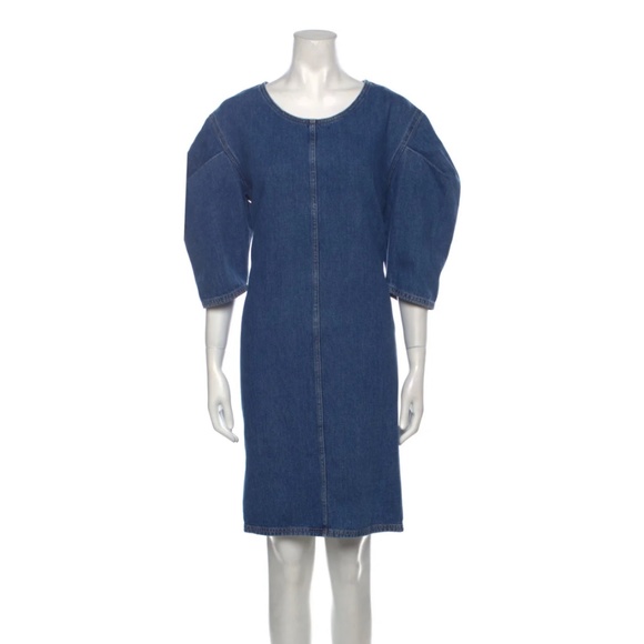 white christmas dresses 80's Wash Denim Dress main image 0